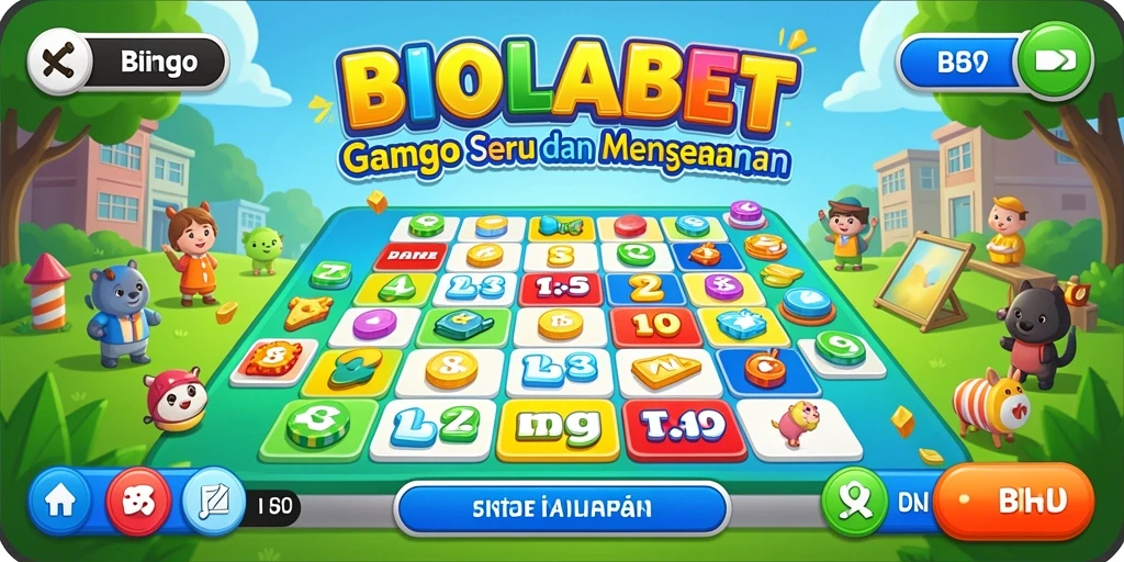 Tampilan gameplay Bingo yang menarik di BIOLABET.