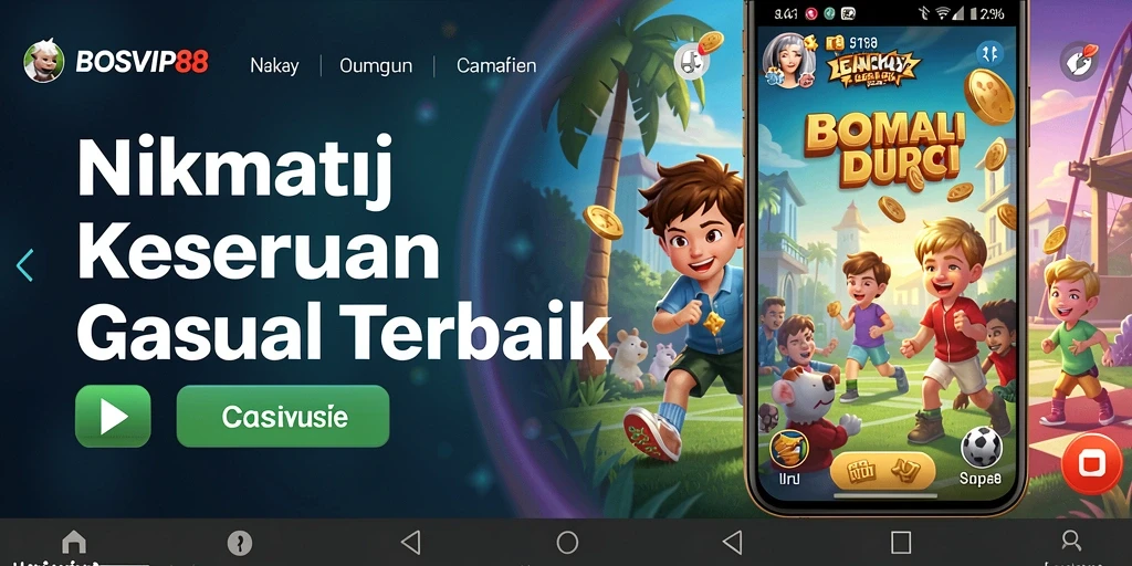 Tampilan gameplay BOSVIP88 yang menyenangkan dan interaktif.