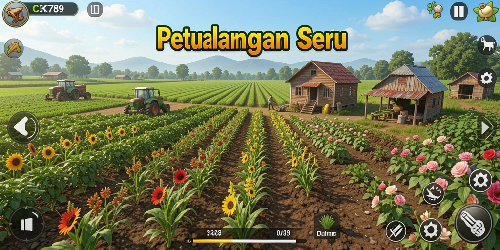 Gameplay menarik CK789 dengan keseruan bertani.
