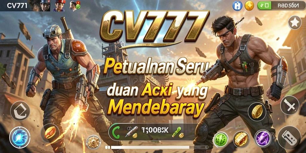 Screenshot menunjukkan aksi intens dalam gameplay CV777 yang mendebarkan.