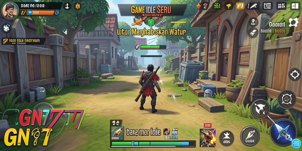Screenshot gameplay <strong>GN777</strong> menampilkan momen seru dalam menjalankan bisnis Idle.