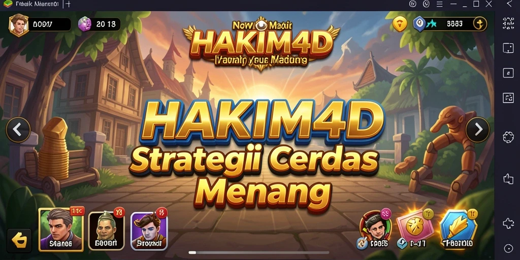 Screenshot gameplay HAKIM4D yang menunjukkan pertempuran strategi.