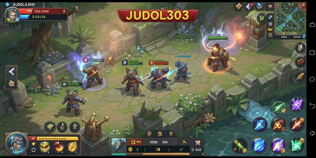 Tampilan gameplay menarik di JUDOL303 dengan pertempuran strategis.