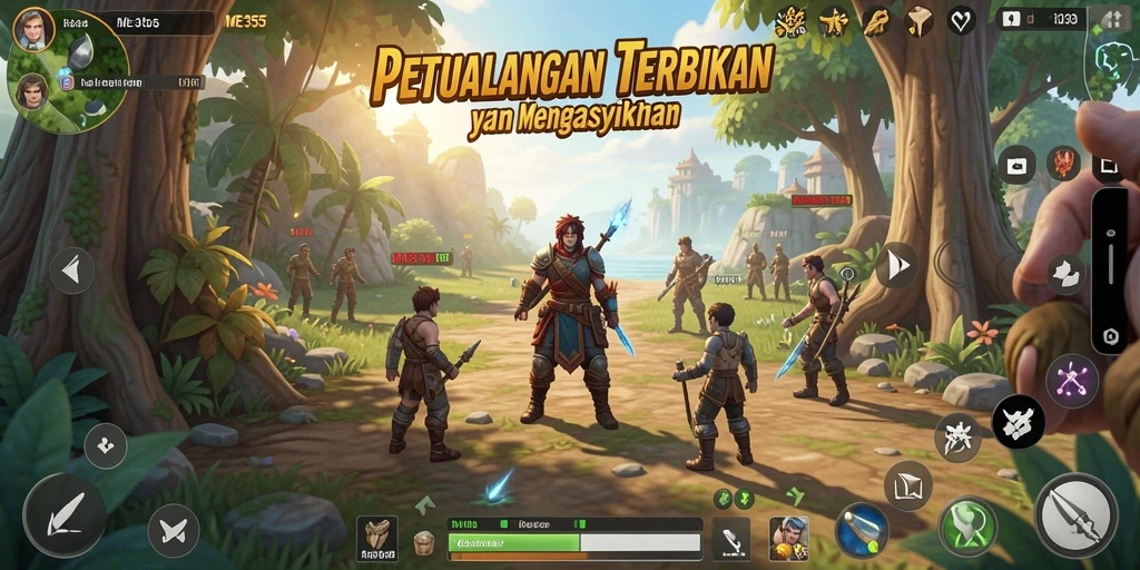 Gameplay mendebarkan di dunia terbuka ME355.