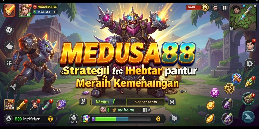 Tangkapan layar gameplay strategi MEDUSA88 yang mendebarkan.
