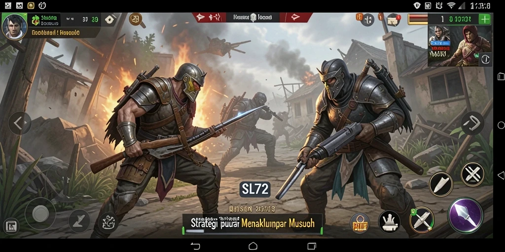 Tampilan gameplay SL72 dengan strategi yang menegangkan.