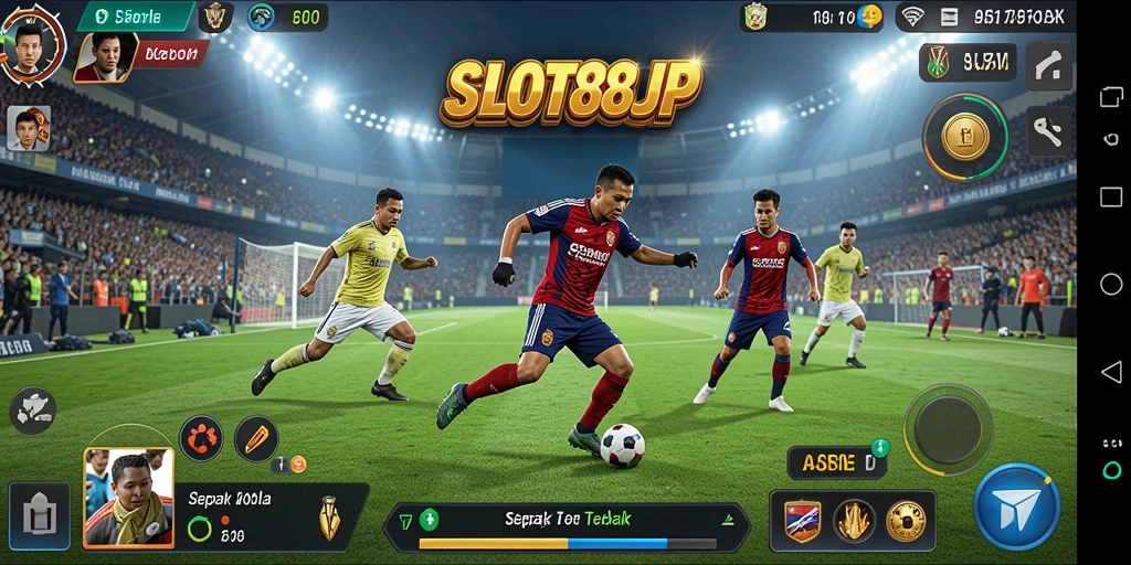 Gameplay menegangkan dengan pengalaman sepak bola yang realistis.